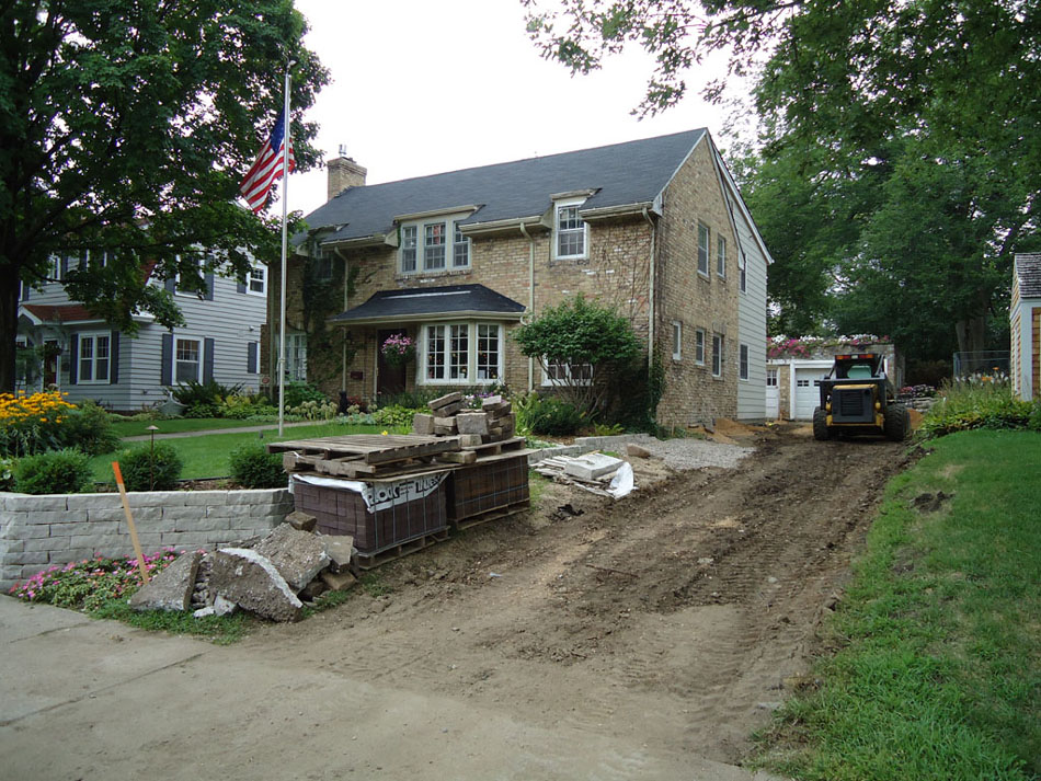 Driveway - During