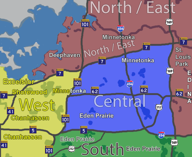 CN'R Lawn N' Landscape - Fall Clean Map