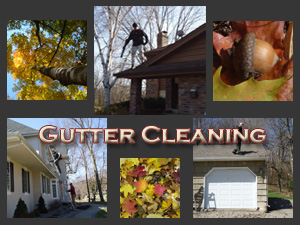 Fall Gutter Cleaning Autumn Leaves Clogged Gutters